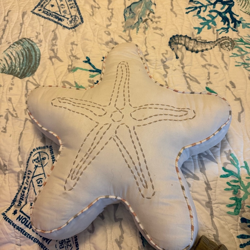 Starfish Shaped Pillow